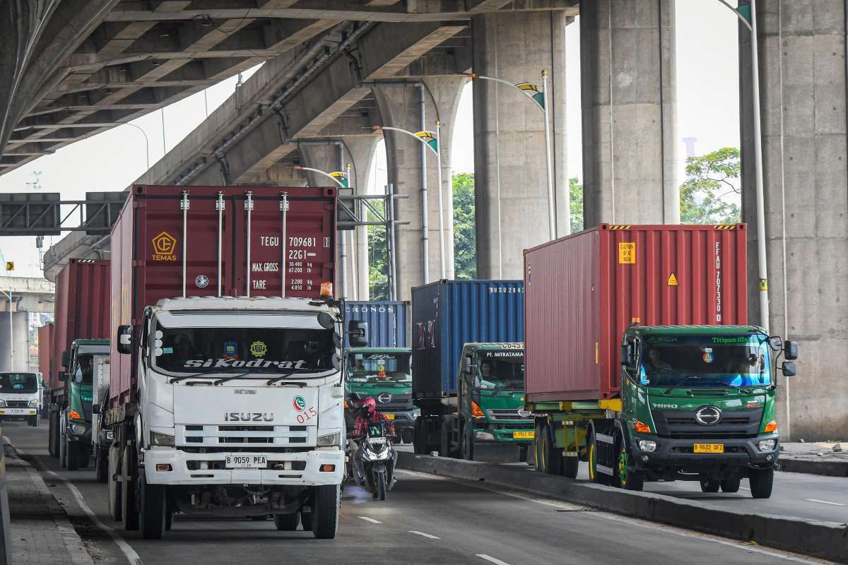pembatasan operasional angkutan barang selama Lebaran 2026